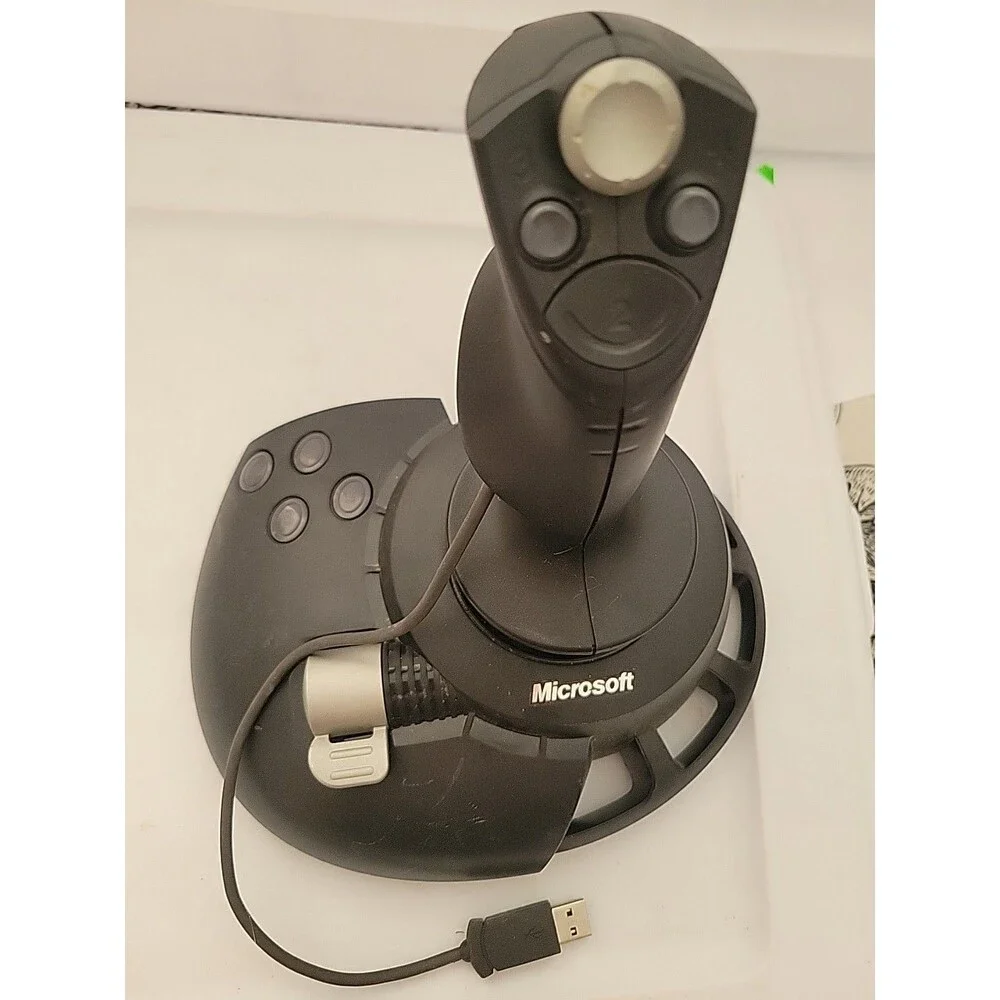 READ Microsoft SideWinder Precision 2 Joystick X08-58015 For Parts